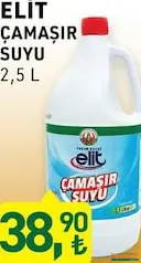 TARIM KREDİ ELİT ÇAMAŞIR SUYU 2,5 L TARIM KREDİ ELİT ÇAMAŞIR SUYU 2,5 L